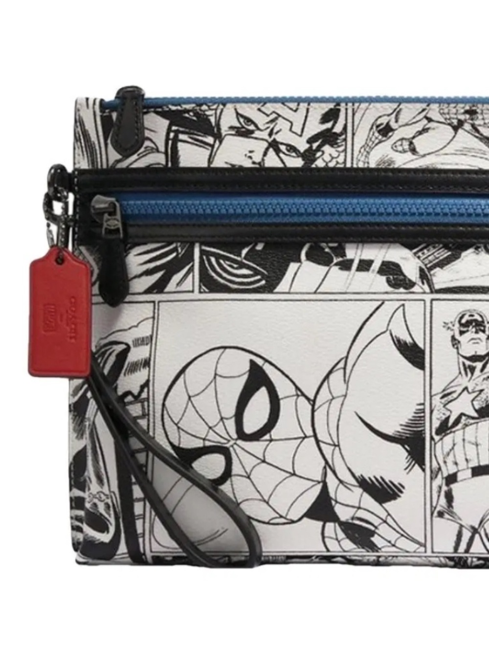 Coach + Marvel Comic Handbag Wristlet